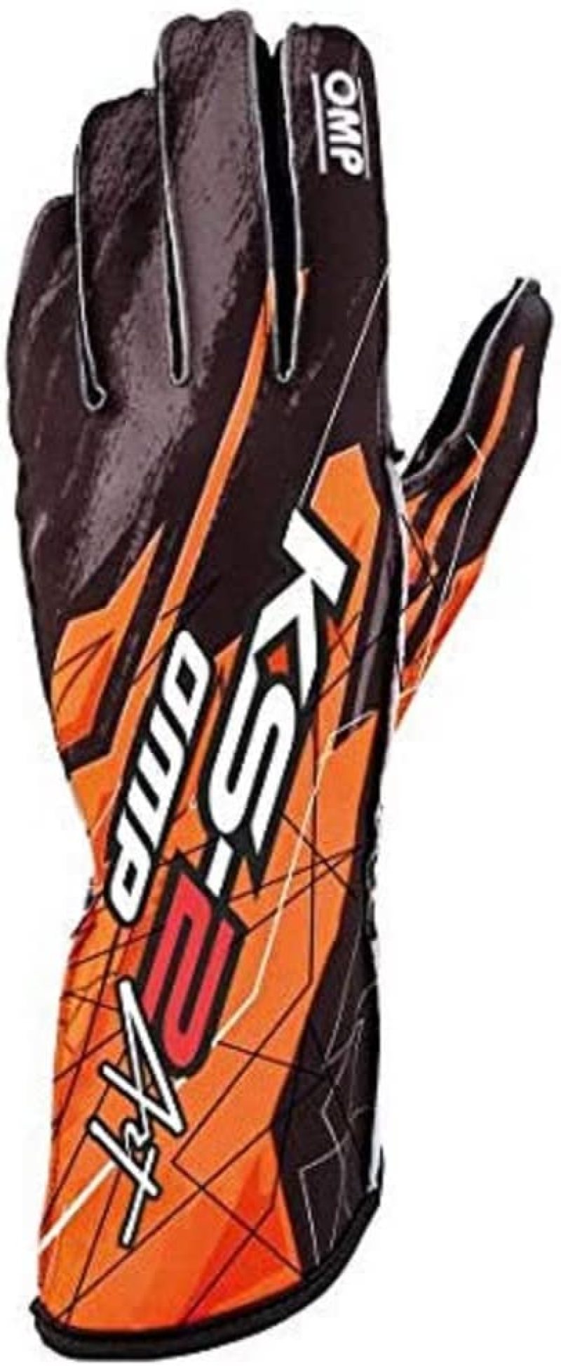OMP KS-2 Art Gloves Black/Orange - Size XS KB0-2748-A01-179-XS KB0-2748-A01-179-XS Photo - Primary
