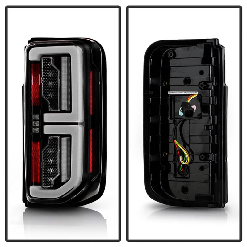 SPYDER 21-23 Ford Bronco (Factory LED Model Only) LED Tail Lights - Black (ALT-YD-FB21LED-LED-BK) 5088765 5088765 Photo - Unmounted
