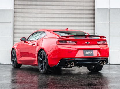 Borla Chevy 16-17 Camaro 6.2L ATAK Catback w/ Dual Tips (NPP) Dual Split Rear Exit 140688 140688 Photo - Close Up
