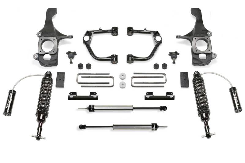 Fabtech 4" Budget Uca System w/ Front Dirt Logic 2.5 Resi Coilovers K7044DL Photo - Primary