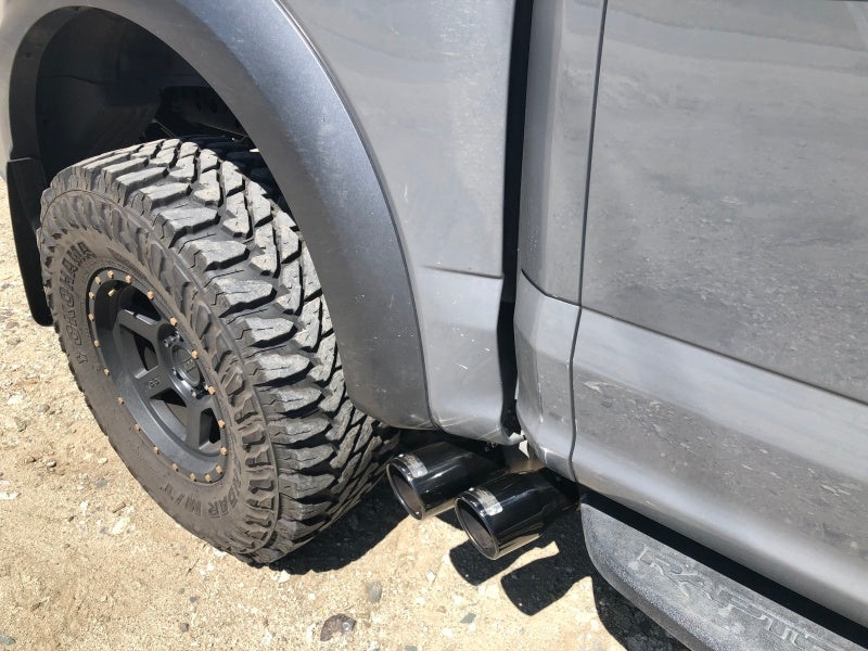 Injen 17-20 Ford F150 Raptor Super Crew V6 3.5L 3in Cat-Back SS Exhaust w/ Dual Black Chrome Tips SES9102 SES9102 Photo - Mounted