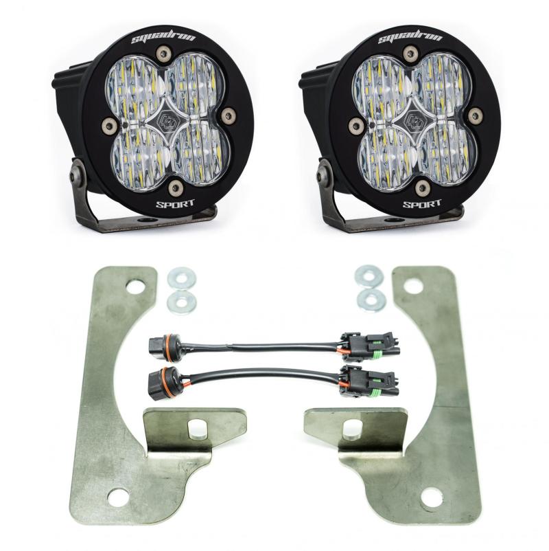 Baja Designs 2018 Wrangler JL Rubicon Squadron R Fog Pocket Kit 447068 User 1