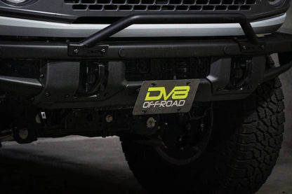 DV8 Offroad 21-22 Ford Bronco Factory Front Bumper Licence Relocation Bracket - Front LPBR-01 LPBR-01 User 1