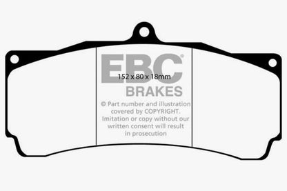 EBC Brakes Redstuff Ceramic Brake Pads DP3006C DP3006C Photo - Primary