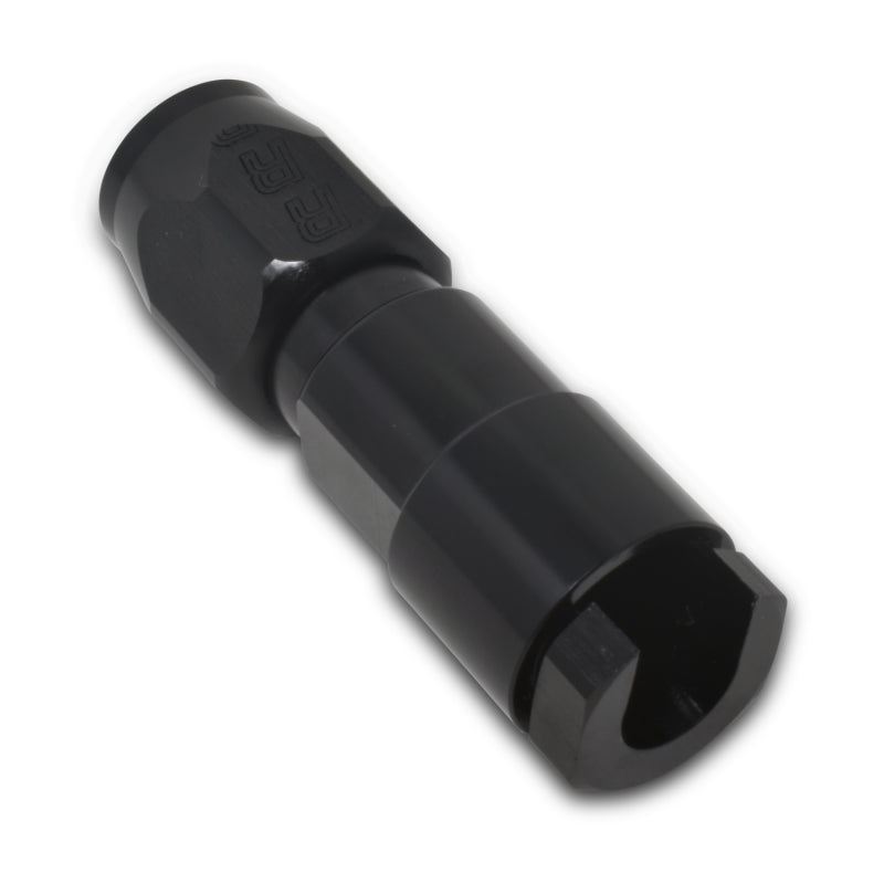 Russell Performance 5/16in SAE Quick Disc Female to -6 Hose Black Straight Degree Hose End 611253 611253 Photo - out of package