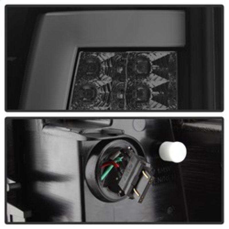 Spyder 00-06 GMC Yukon/Yukon XL V2 Light Bar LED Tail Lights - Blk Smoke (ALT-YD-CD00V2-LBLED-BSM) 5084156 5084156 Photo - Unmounted