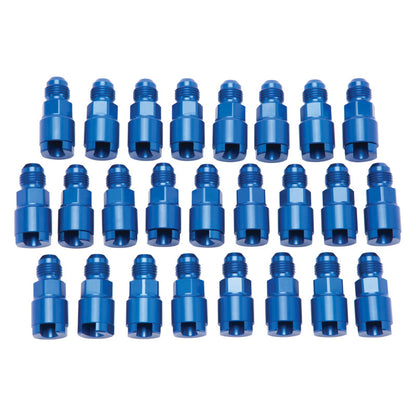 Russell Performance Adapter -6 AN Male to 5/16in Quick Disconnect Screw - Blue (Bulk Pkg 25) 644118 644118 Photo - Primary