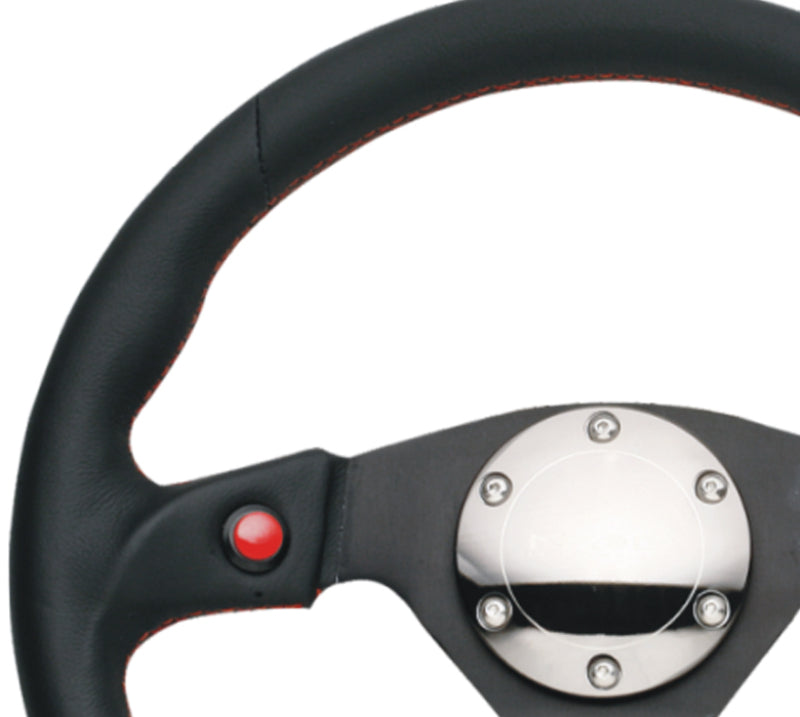 NRG Reinforced Steering Wheel- 320mm Sport Steering Wheel w/ Dual RST-007R Photo - Primary