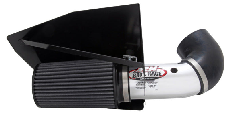 AEM Induction AEM 98-02 Dodge Ram 5.9L TD Polished Brute Force Air Intake 21-8204DP 21-8204DP Photo - Primary