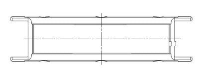 ACL Ford 4.6L V8 DOHC Standard Size High Performance Main Bearing Set 5M5647H-STD 5M5647H-STD Technical Drawing