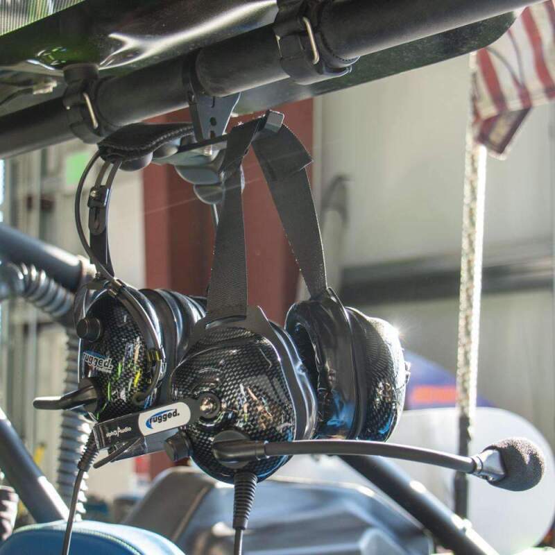 Rugged Radios Dual Headset Hanger with Bar Mount 1.25 Inches Tube Diameter HH-1.25 HH-1.25 Photo - Primary
