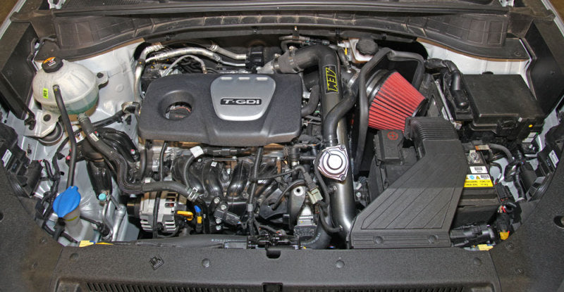 AEM Induction AEM 2016 Hyundai Tucson L4-1.6L Gunmetal Gray Cold Air Intake 21-783C 21-783C Photo - Mounted