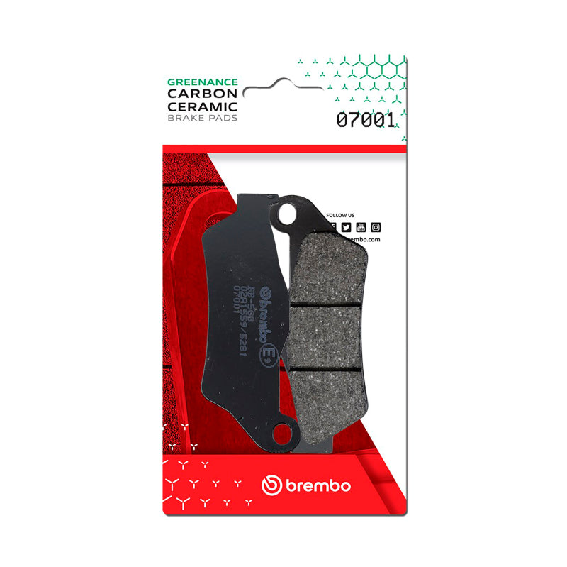 Brembo OE Aprilia Srv/Gilera Gp/Suzuki Uh/Yamaha Versity/Yamaha Yp Carbon Ceramic Brake Pad - Front 07001 07001 User 1