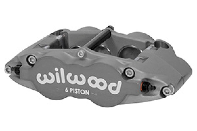 Wilwood Caliper-Forged Narrow Superlite 6R-R/H 1.75/1.25in/1.25in Pistons 1.25in Rotor - Anodized 120-14550