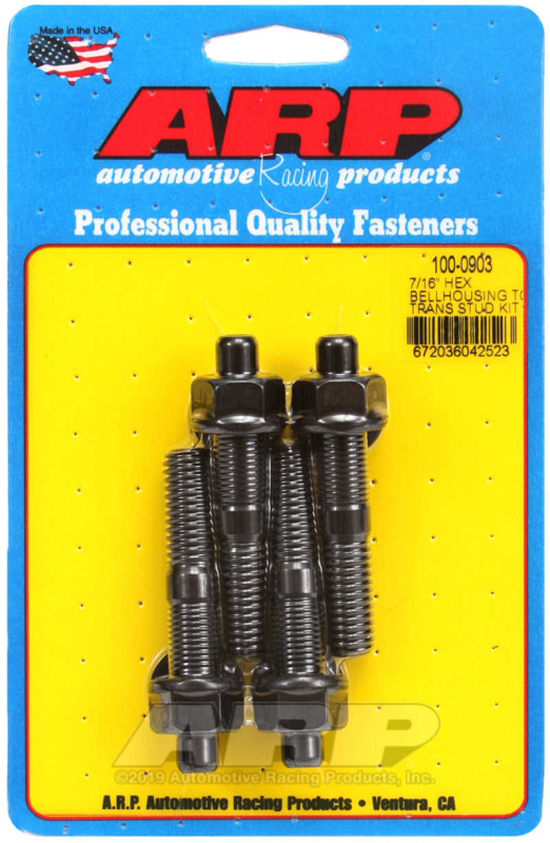 ARP 7/16" dia hex bellhousing to trans stud kit 100-0903 User 1