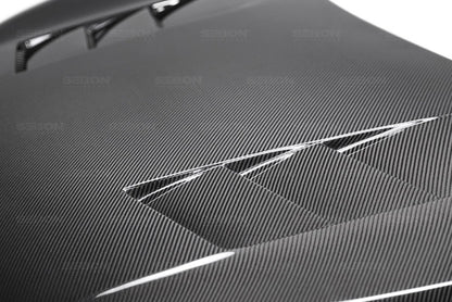 Seibon 2016-2018 Honda Civic Coupe/Sedan/Hatchback TS-Style Carbon Fiber Hood HD16HDCV-TS HD16HDCV-TS Photo - Primary