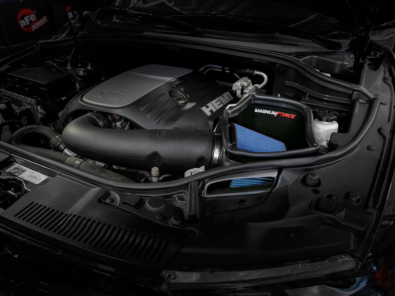 aFe Magnum FORCE Pro 5R Cold Air Intake System 11-19 Jeep Grand Cherokee (WK2) V8-5.7L 54-13023R 54-13023R Photo - Mounted