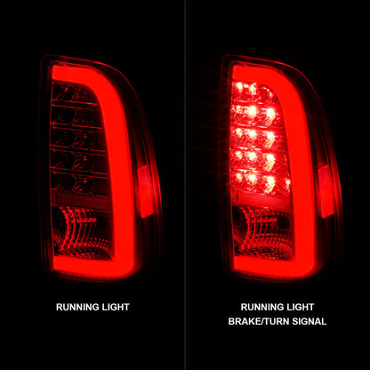 ANZO 00-06 Toyota Tundra LED Taillights w/ Light Bar Chrome Housing Clear Lens 311413 311413 User 1