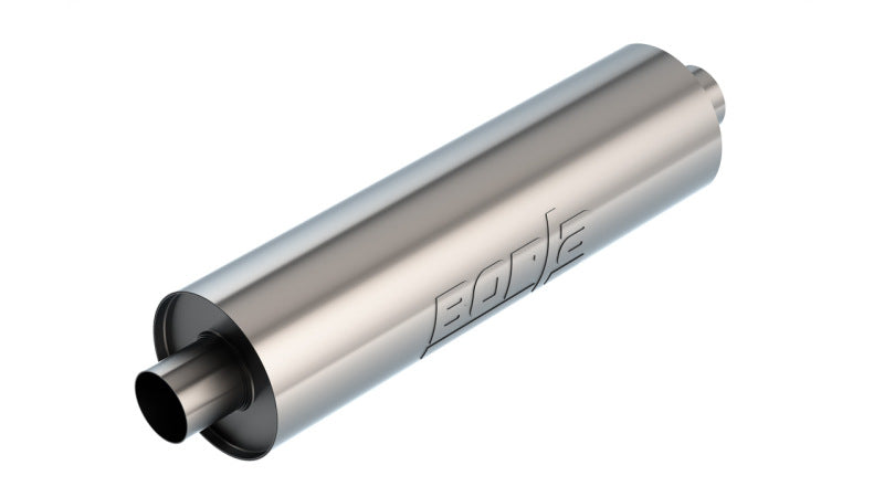 Borla Specialty Muffler 2.75in Center In/Out 6.75in Dia. 24in Body 29in OAL S-Type Un-Notched 401664 401664 Photo - Primary