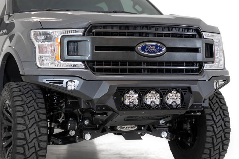 Addictive Desert Designs 18-20 Ford F-150 Bomber Front Bumper w/ 3 Baja Designs LP6 Mounts F180014100103 F180014100103 Photo - Primary