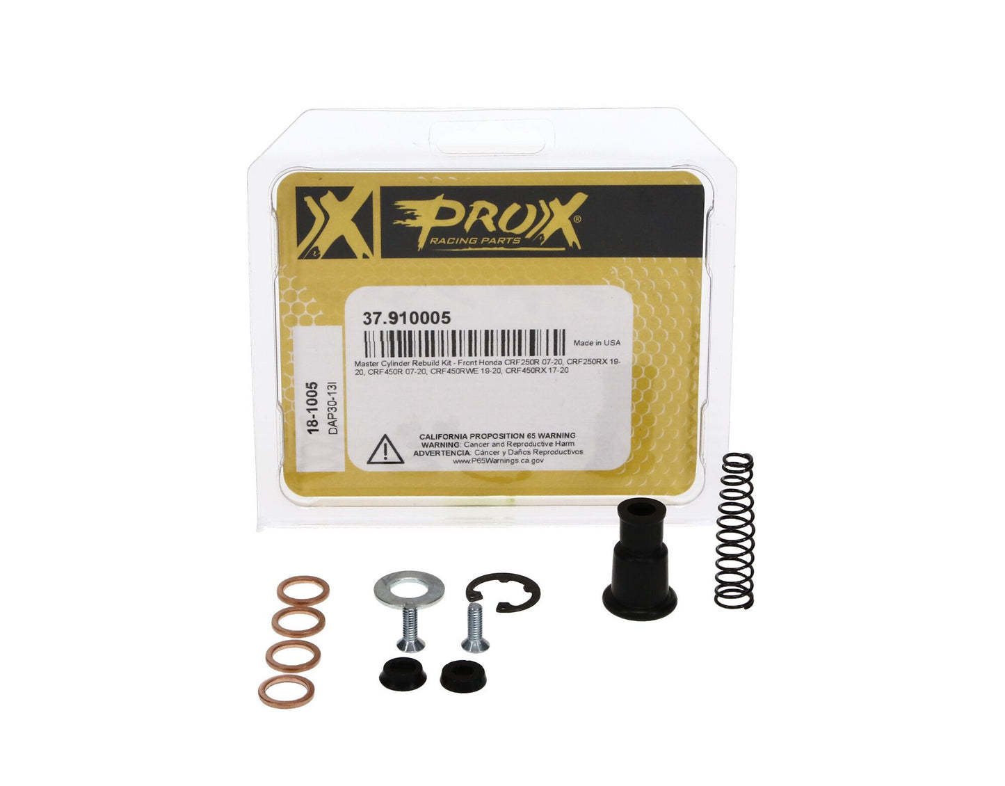 ProX CRF250/450R 07-22 Front Master Cylinder Rebuild Kit 37.910005
