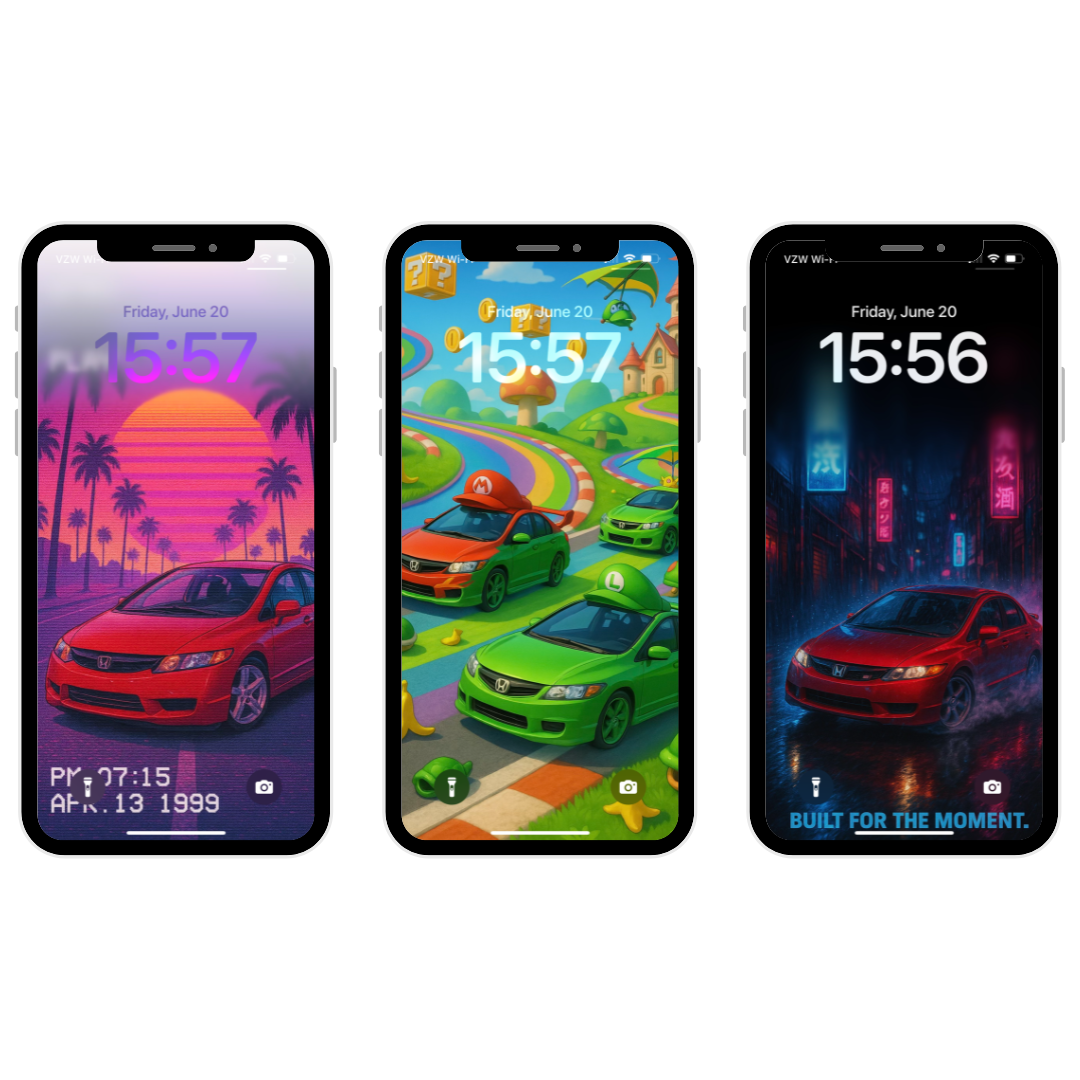 PrivateLabelMfg 3-Pack Digital Wallpaper