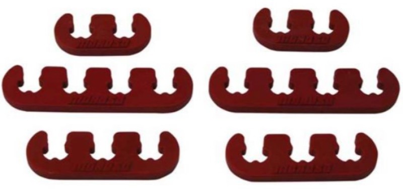 Moroso Accessories Spark Plug Wire Separators; Red; 7-9mm 72161 User 1