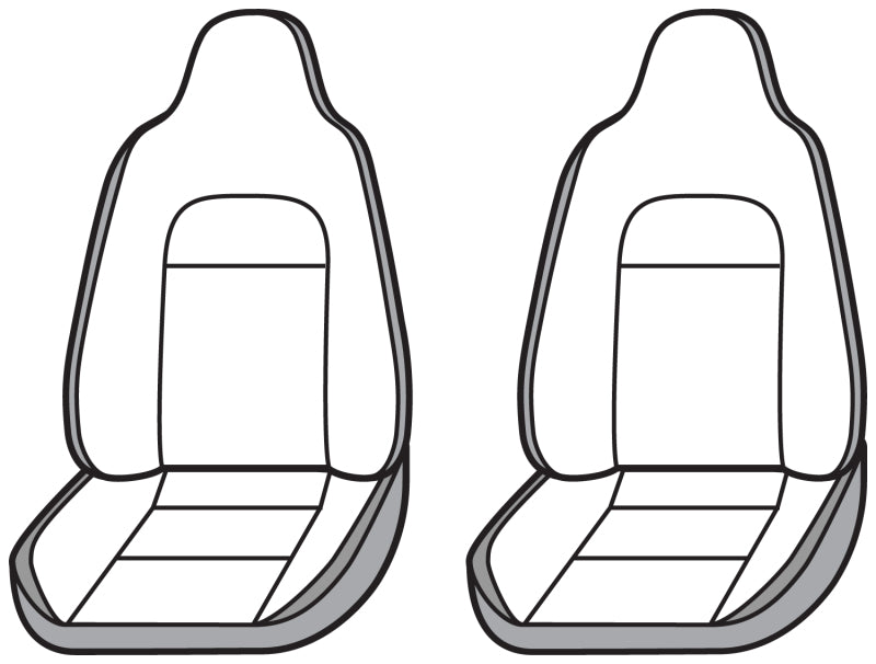 Covercraft 05-06 Jeep Liberty Carhartt SeatSaver Custom Front Row Seat Covers - Gravel SSC1345CAGY SSC1345CAGY Photo - out of package