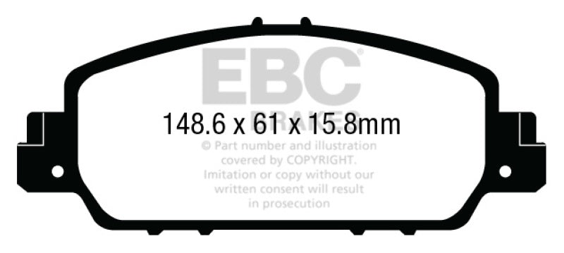 EBC Disc Brake Pad Set DP33014C Photo - Primary