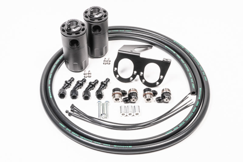 Radium Engineering Nissan R35 GT-R Dual Catch Can Kit CCV Fluid Lock 20-0555-FL 20-0555-FL Photo - Primary
