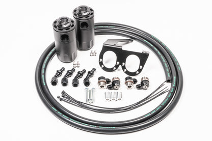 Radium Engineering Nissan R35 GT-R Dual Catch Can Kit CCV Fluid Lock 20-0555-FL 20-0555-FL Photo - Primary