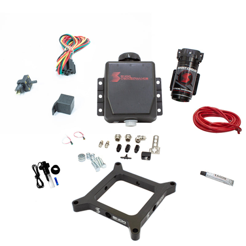 Snow Performance 4150 Flange Gas Stage 1 Naturally Aspirated Water Inj Kit (SS Braided 4AN Fittings) SNO-15025-BRD SNO-15025-BRD Photo - Primary