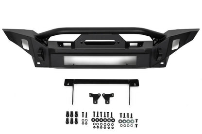 DV8 Offroad 18-23 Jeep Wrangler JL / 20-23 Jeep Gladiator JT FS-7 Mid-Width Winch Front Bumper FBJL-07 FBJL-07 Photo - Unmounted