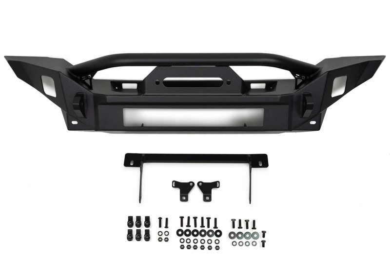 DV8 Offroad 18-23 Jeep Wrangler JL / 20-23 Jeep Gladiator JT FS-7 Mid-Width Winch Front Bumper FBJL-07 FBJL-07 Photo - Unmounted