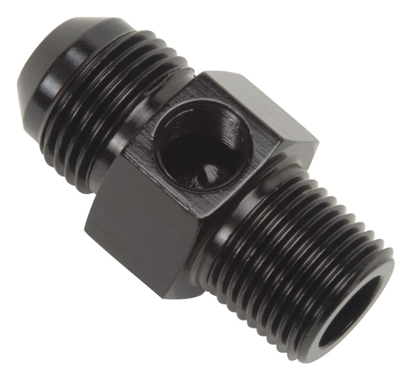 Russell #6 FLARE X 3/8 NPT W/ 1/8 FEMALE NPT - BLACK 670063 Photo - Primary