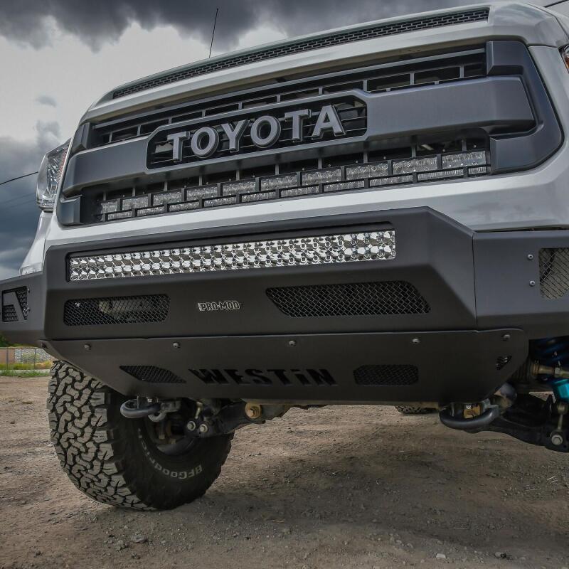 Westin 14-21 Toyota Tundra Pro-Mod Front Bumper - Tex. Blk 58-41035 58-41035 Photo - Mounted
