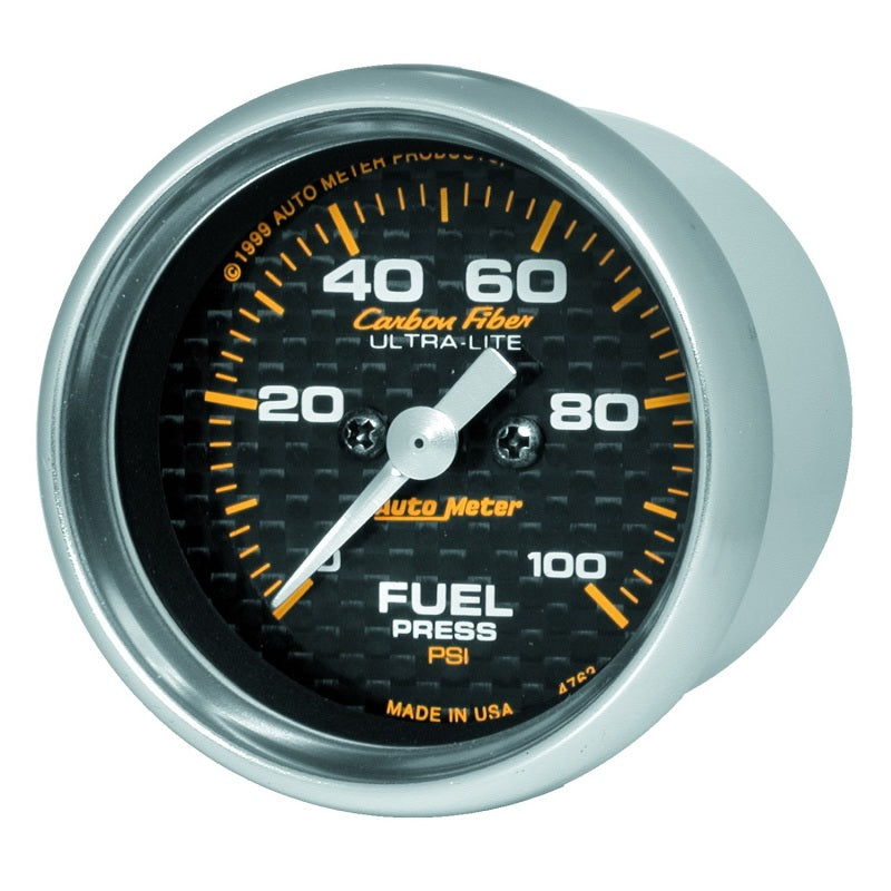Autometer 2-1/16" Fuel Pressure, 0-100 Psi, Stepper Motor, Carbon Fiber 4763 User 2