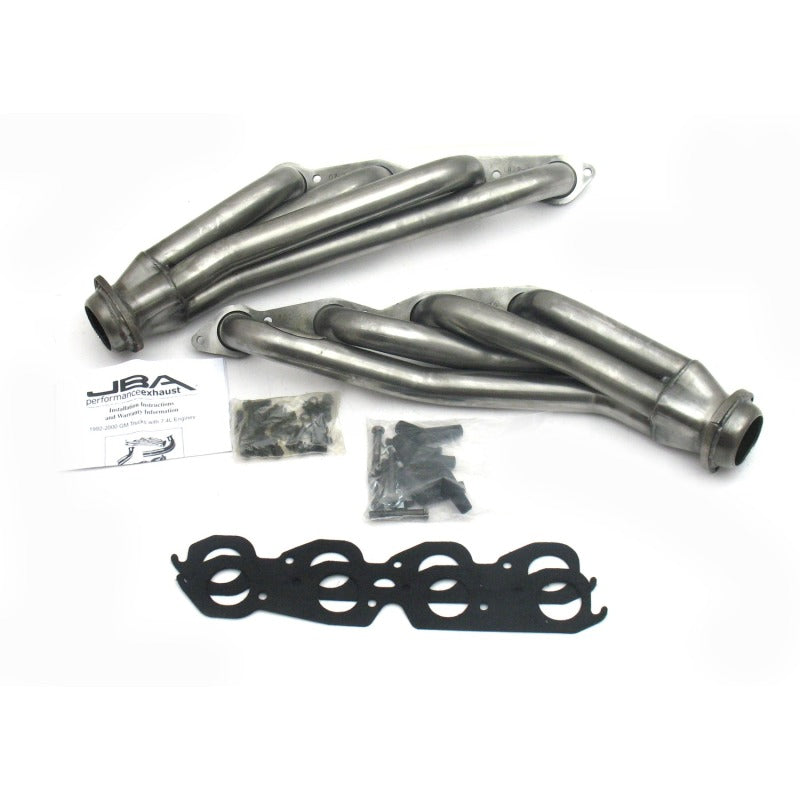 JBA 92-95 GM Truck 7.4L Vortec 1-3/4in Primary Raw 409SS Cat4Ward Header 1822S-1 1822S-1 Photo - Primary