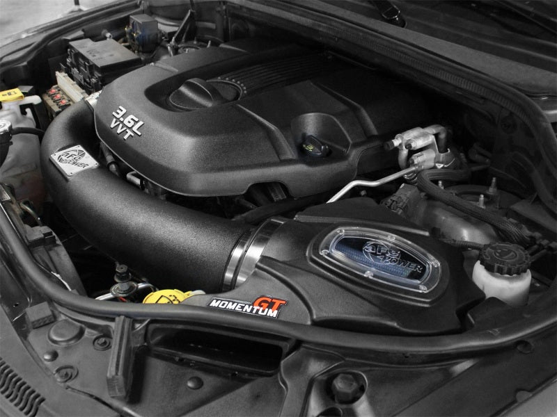 aFe Momentum GT Pro 5R Cold Air Intake System: Jeep Grand Cherokee (WK2) 1 54-76207 Photo - Mounted