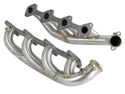 aFe Twisted Steel 1.75-2in 304 SS Headers 03-07 Ford Diesel Trucks V8-6.0L (td) 48-33022 48-33022 Photo - Primary