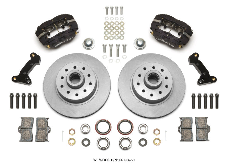 Wilwood FDL Front Kit, 1 PC Rotor&Hub, Pinto/Mustang II Disc Spin 140-14271 Photo - Primary
