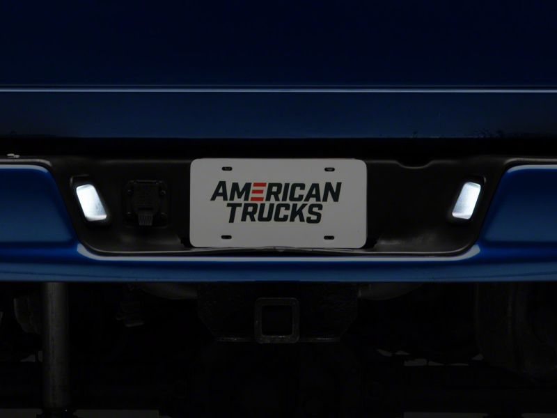 Raxiom 03-18 Dodge RAM 1500 Axial Series LED License Plate Lamps R109176 R109176 Photo - Close Up