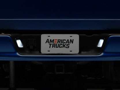 Raxiom 03-18 Dodge RAM 1500 Axial Series LED License Plate Lamps R109176 R109176 Photo - Close Up