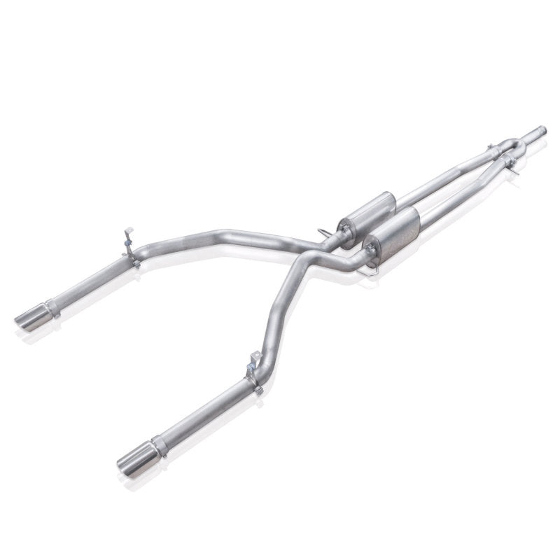 Stainless Works Chevy Silverado/GMC Sierra 2007-16 5.3L/6.2L Exhaust Y-Pipe Under Bumper Exit CT14CBUBY CT14CBUBY Photo - out of package