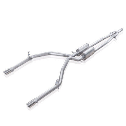 Stainless Works Chevy Silverado/GMC Sierra 2007-16 5.3L/6.2L Exhaust Y-Pipe Under Bumper Exit CT14CBUBY CT14CBUBY Photo - out of package