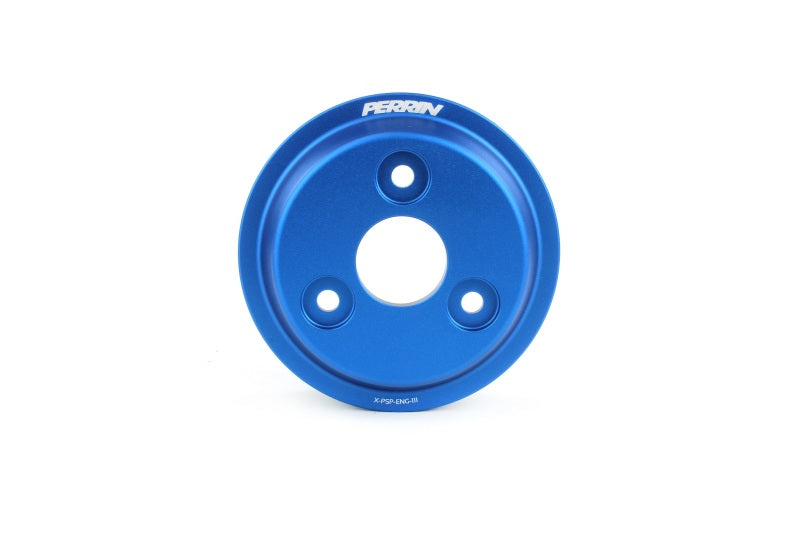 Perrin Performance Perrin 15-22 Subaru WRX / 14-18 FXT / 18-21 Crosstrek Lightweight Water Pump Pulley - Blue PSP-ENG-112BL