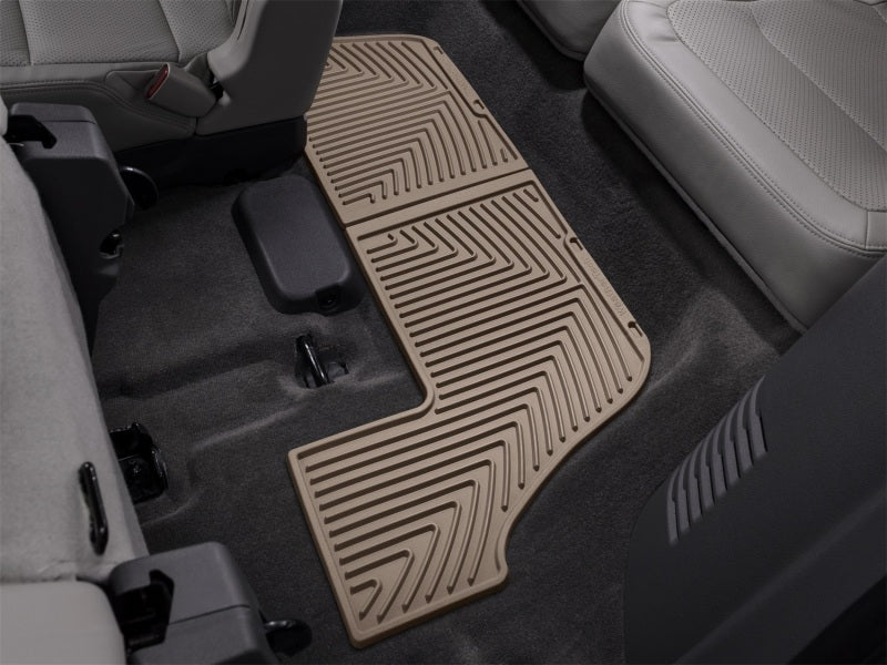 WeatherTech 09+ Ford Flex Rear Rubber Mats - Tan W232TN W232TN Photo - Mounted