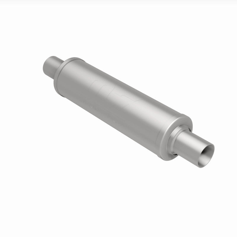 MagnaFlow 4" Round Center/Center Straight Through Performance Muffler 10414 360 Degree Image Set