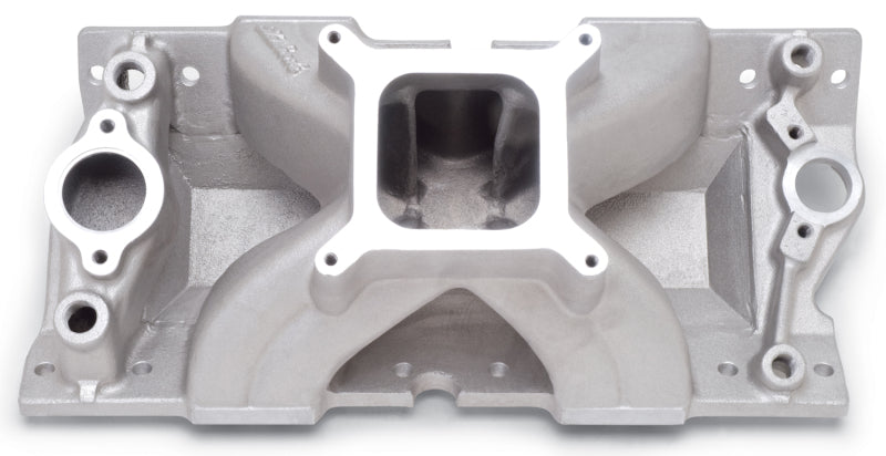 Edelbrock Super Victor SBC Manifold for GM Cast Iron Vortic Heads Race Manifold 2814 Photo - Primary