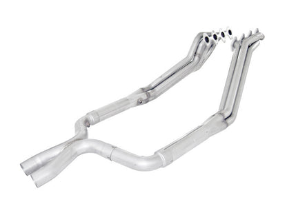 Stainless Works 2005-10 Mustang GT 1-3/4in Headers 3in High-Flow Cats X-Pipe Factory Connection M05H175X M05H175X Photo - Primary